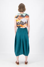 MILWAUKEE FIESTA SKIRT IN TEAL